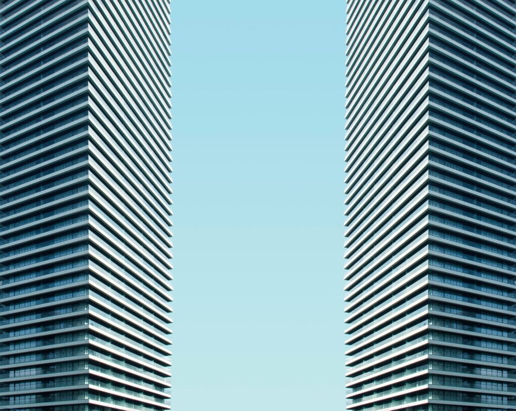 two tall building during daytime