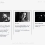 Model photos in contact page