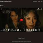 Director demo website design movie page contains movie work details